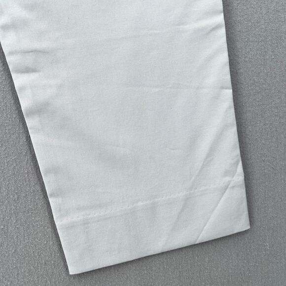 WILDFANG The Ace Crop Pant Womens 6 Light Gray High Rise Cotton Tapered Chino - Picture 15 of 16